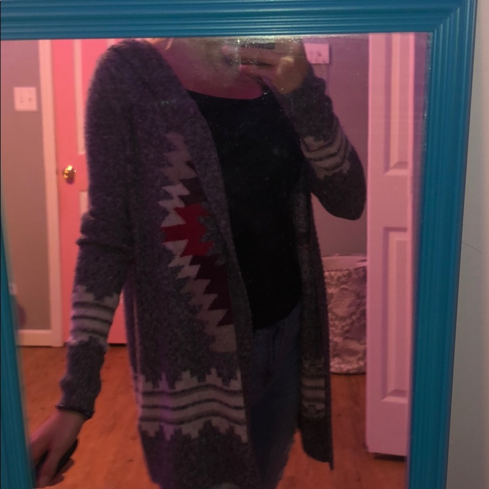 hollister cardigan w/ hood